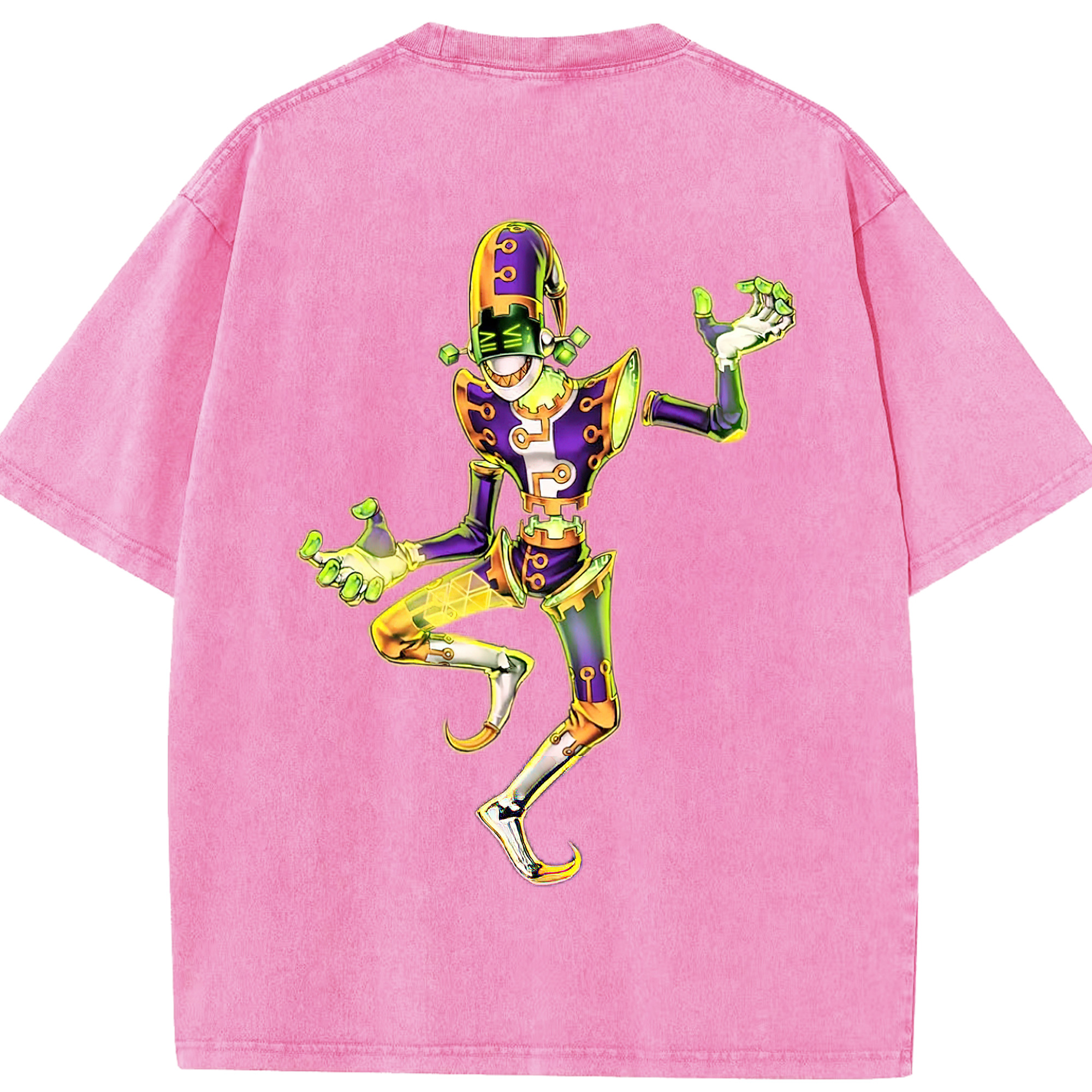 （画像用） 遊☆戯☆王 Yu-Gi-Oh! 綿100% ヴィンテージ風 半袖Tシャツ（背面プリント）